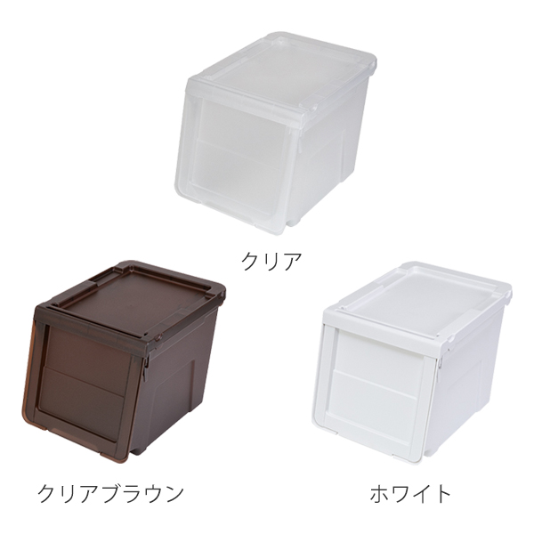 収納ボックス 前開き 幅30×奥行42×高さ3...の詳細画像2