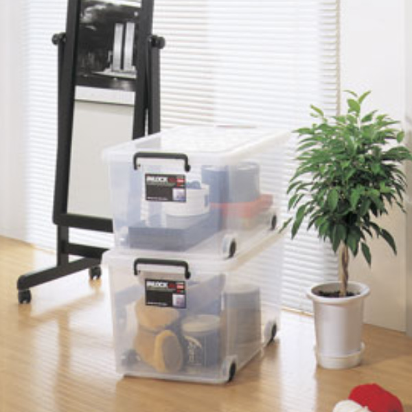 天馬 TENMA インロック350L 収納ケース 大容量収納　頑丈 天馬 衣装ケース 押入れ用 インロック350L （ 収納ケース 幅44×奥行74