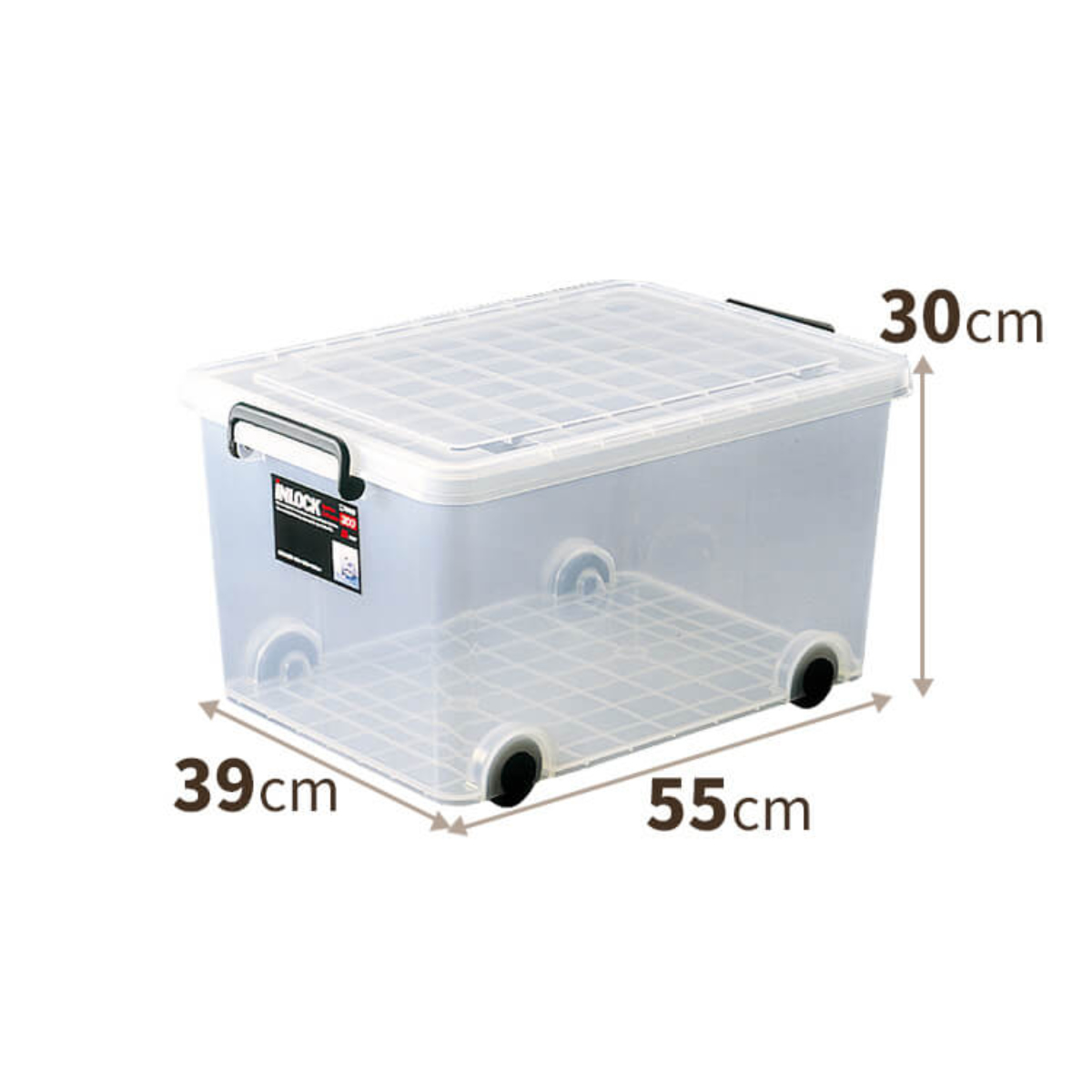 天馬 収納ケース クローゼット用 インロック300M （ハーフ） 3個セット