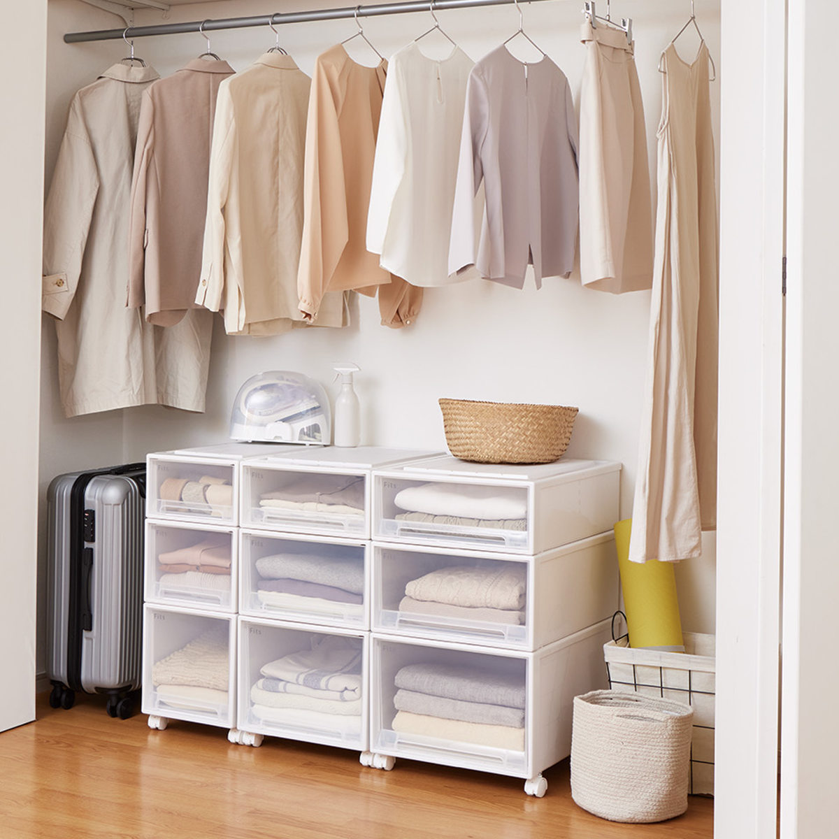 Fits 収納ケース フィッツ フィッツケース クローゼット L-53 （ 衣装