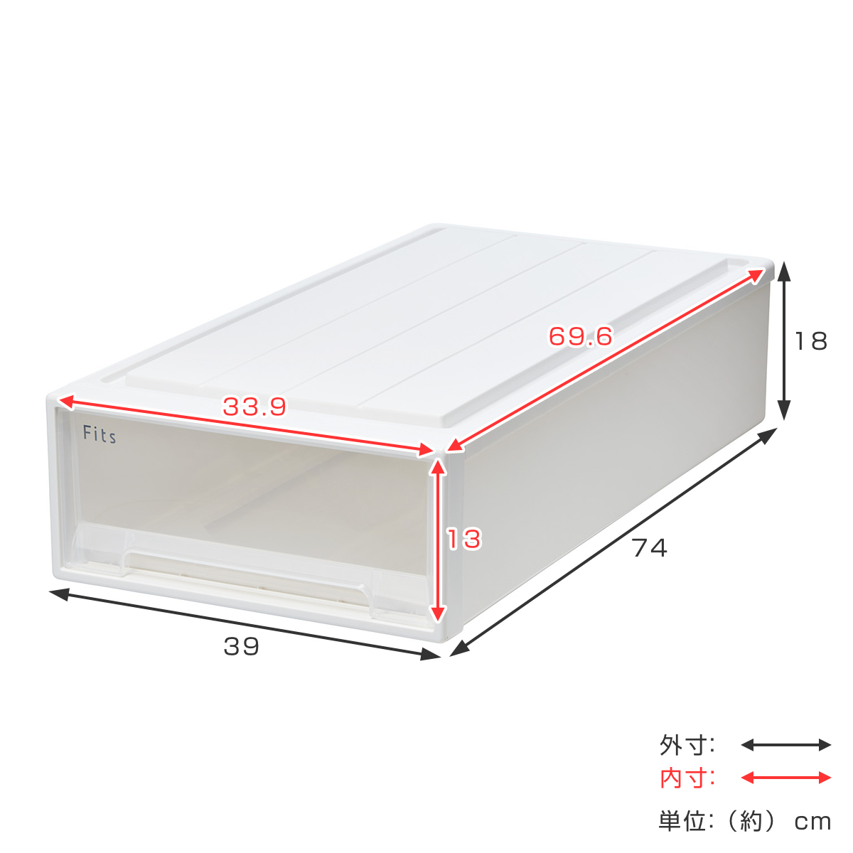 収納ケース Fits フィッツ フィッツケース...の詳細画像2
