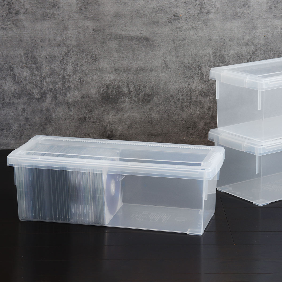 いれと庫 CD収納ケース CD用 2個セット （ 収納ケース 収納ボックス