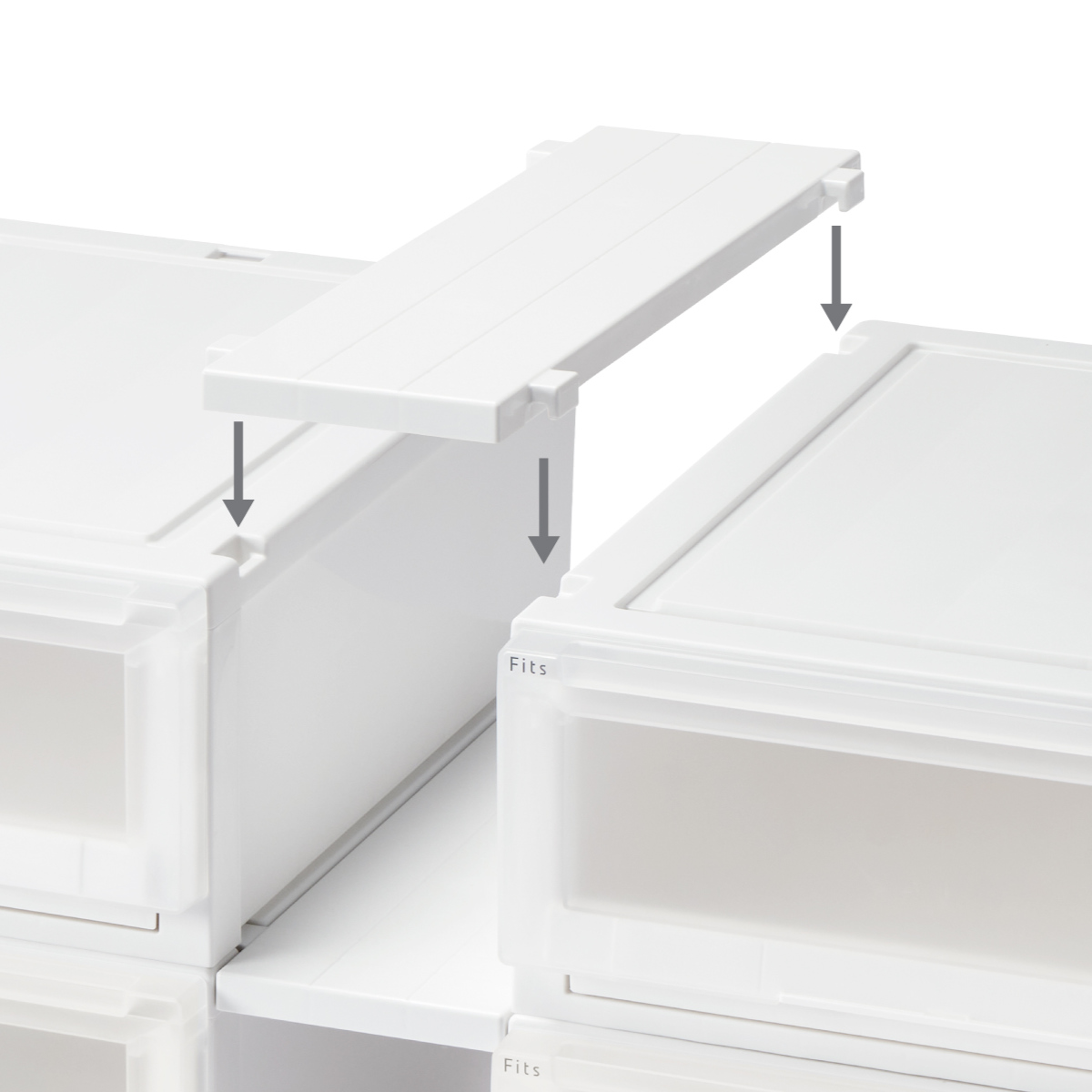 Fits 専用棚 幅15cm フィッツケース アドバンス 奥行55cm専用 フィッツ