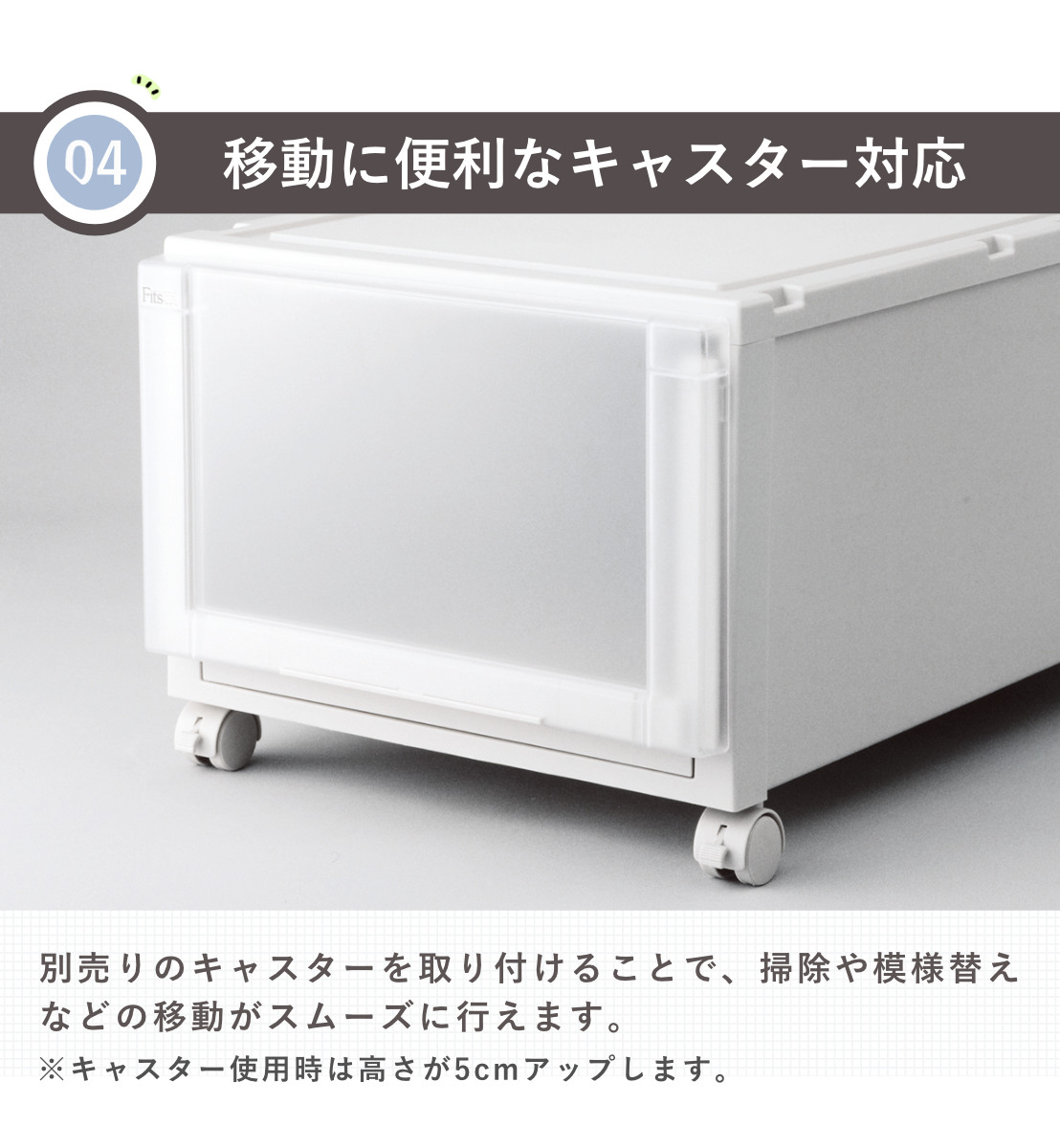 Fits 収納ケース 幅39×奥行74×高さ18cm フィッツケース アドバンス 74