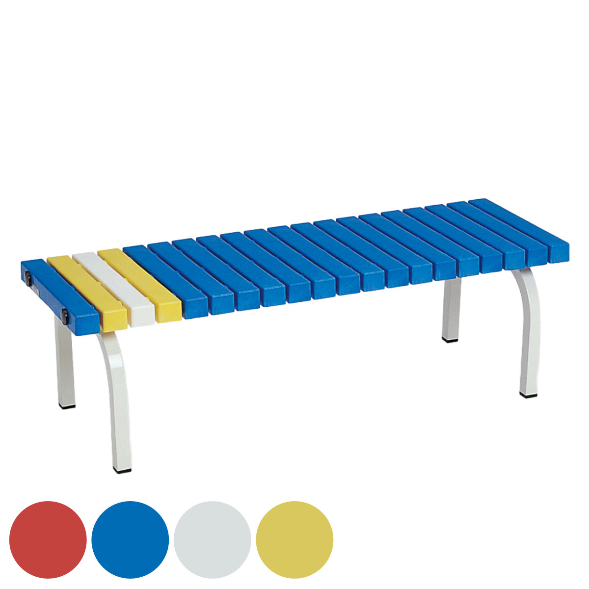 テラモト（TERAMOTO） ベンチ ホームベンチ 背なし 120cm 2〜3人用