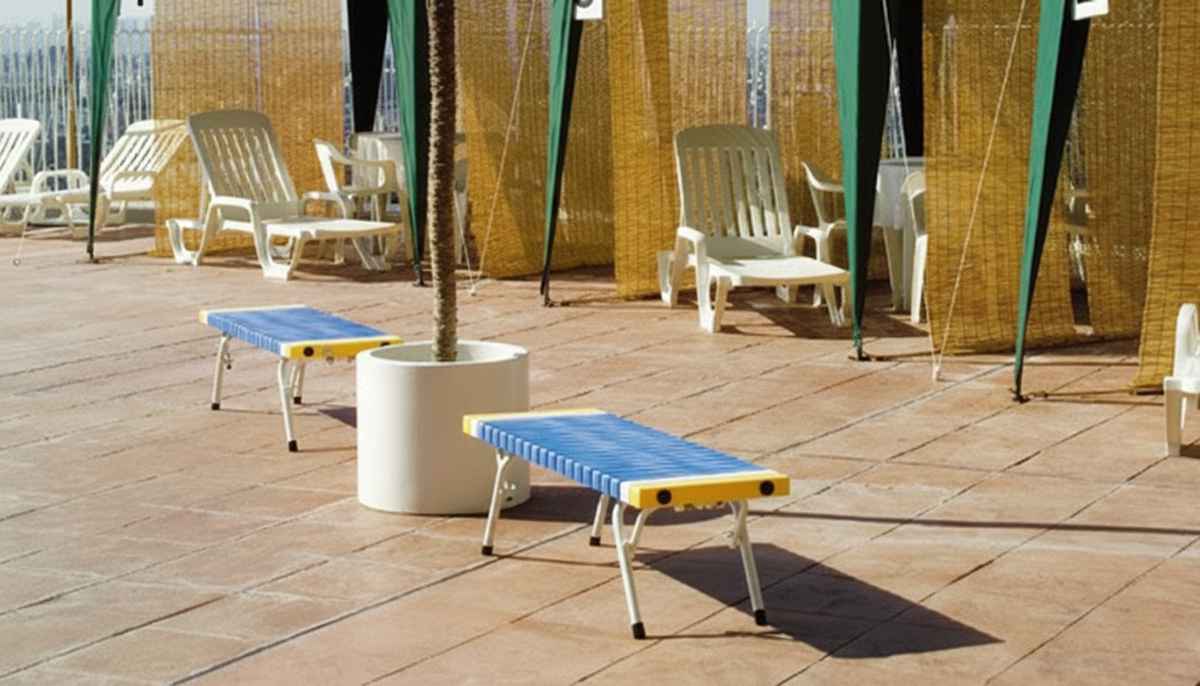 樹脂ベンチ 屋外用 ホームベンチ 折りたたみ式 150cm （ 法人限定