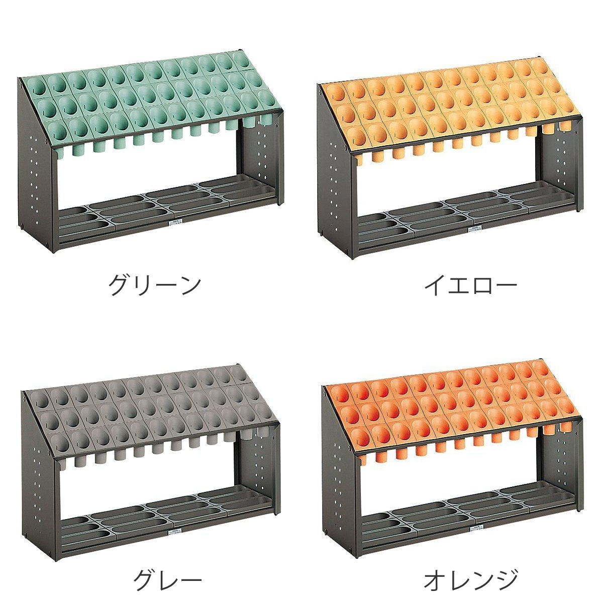テラモト（TERAMOTO） 傘立て 業務用 オブリークアーバン 36本収納 