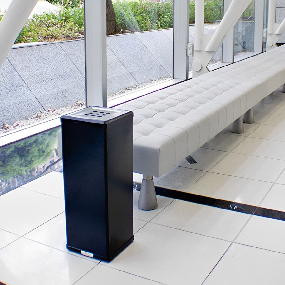 灰皿スタンド 屋内用 3L 業務用 消煙灰皿 （ 法人限定 大容量 スタンド