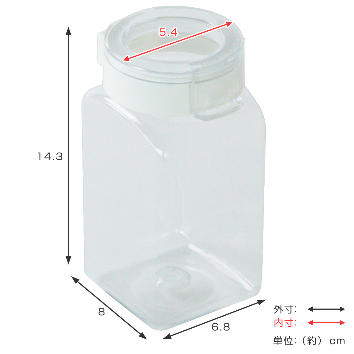 （限定カラーグレー） 保存容器 500ml フレッシュロック 角型 お得な同色3個セット （ キッチン収納 キャニスター 調味料入れ ストッカー 密閉 透明 日本製 ） | FRESHLOK | 15