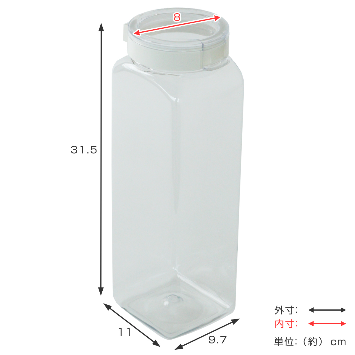 FRESHLOK （限定カラーグレー） パスタケース 保存容器 フレッシュ