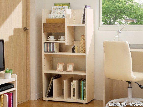 □在庫限り・入荷なし□本棚 ブックシェルフ マルシェ 高さ118cm