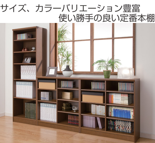 本棚 ブックシェルフ エースラック カラーラック 約幅87cm 高さ60cm