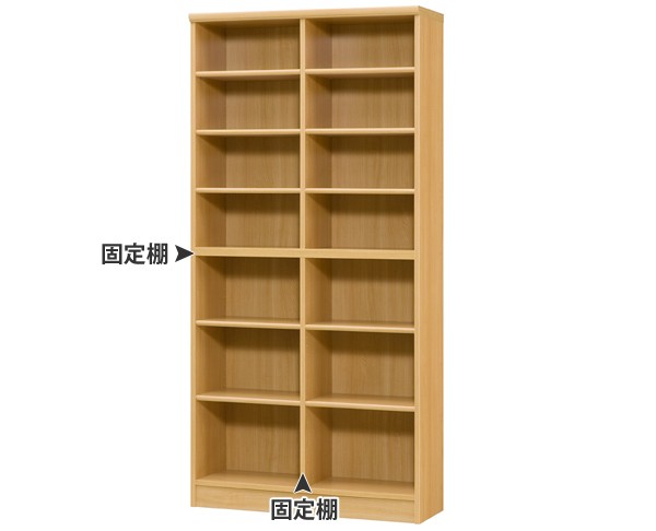 本棚 ブックシェルフ エースラック カラーラック 約幅87cm 高さ