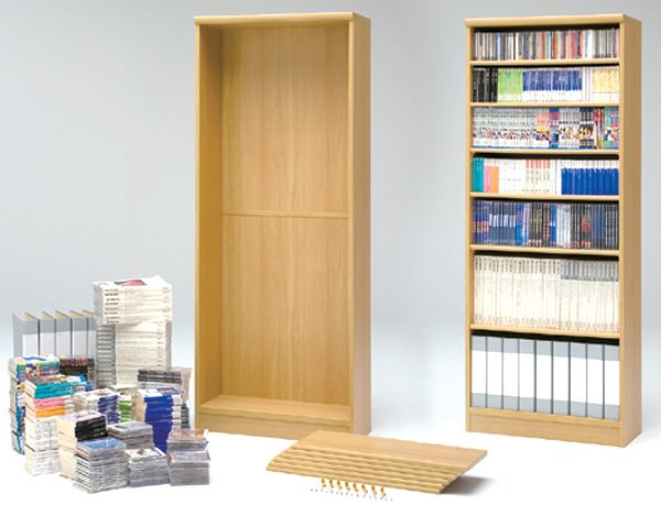 本棚 ブックシェルフ エースラック カラーラック 約幅60cm 高さ178cm