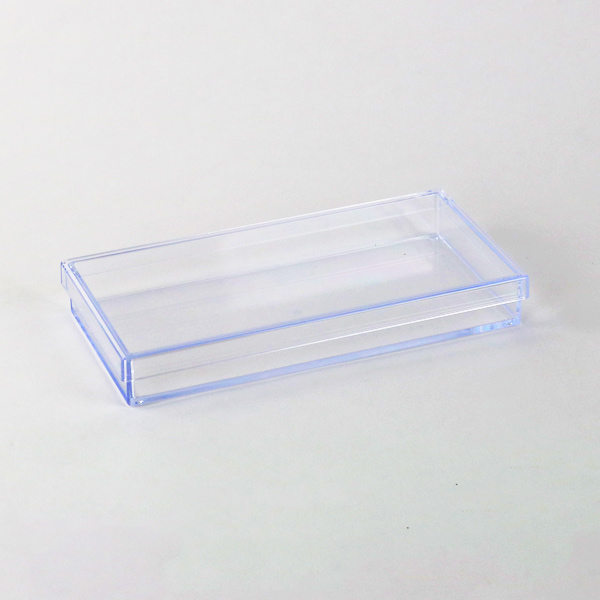 クリアケース フタ付き 幅21.7×奥行10.6×高さ3cm 小物入れ ふた付き L