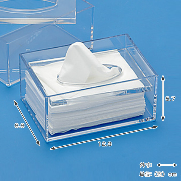 ティッシュケース クリアケース ポケットティッシュケース デスコ