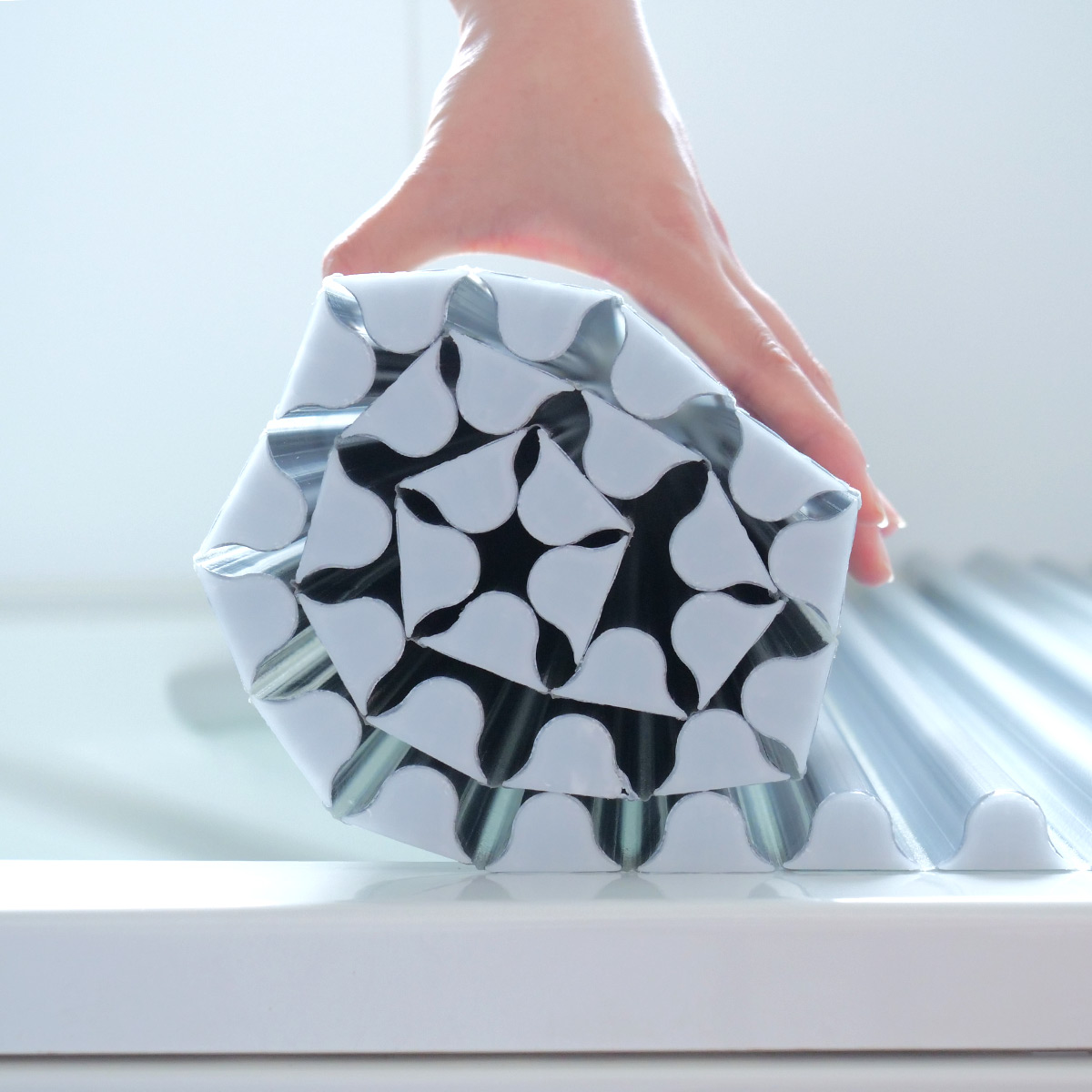 風呂ふた シャッター オーダー オーダーメイド イージーウェーブ 85×174〜181cm 銀イオン配合 特注 別注 （ ふろふた 風呂蓋 風呂フタ ミューファン 日本製 ）