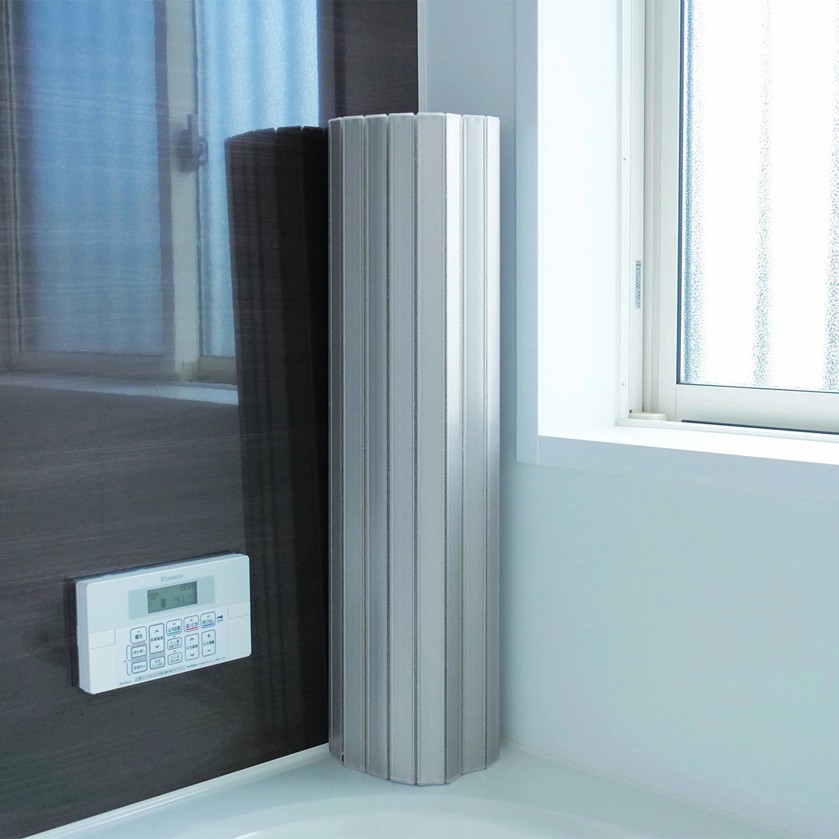 風呂ふた シャッター オーダー オーダーメイド イージーウェーブ 85×174〜181cm 銀イオン配合 特注 別注 （ ふろふた 風呂蓋 風呂フタ ミューファン 日本製 ）