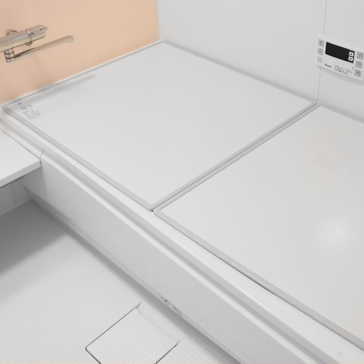 風呂ふた オーダー オーダーメイド 組み合わせ 76〜80×81〜85cm 2枚割 特注 別注 （ 風呂 お風呂 ふた ふろふた 風呂蓋 風呂フタ 日本製 ）の画像