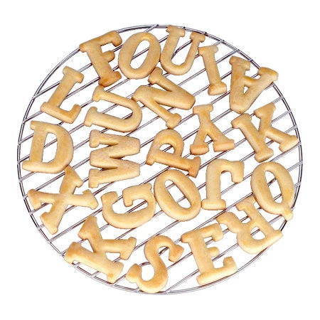 クッキー型 抜き型 アルファベット 26個セット プラスチック製