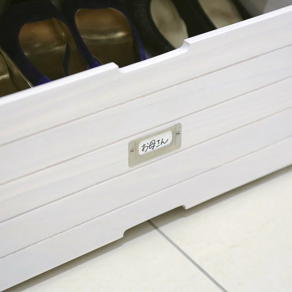 シューズラック 幅71cm 下駄箱下収納 木製 （ 玄関 下駄箱下収納