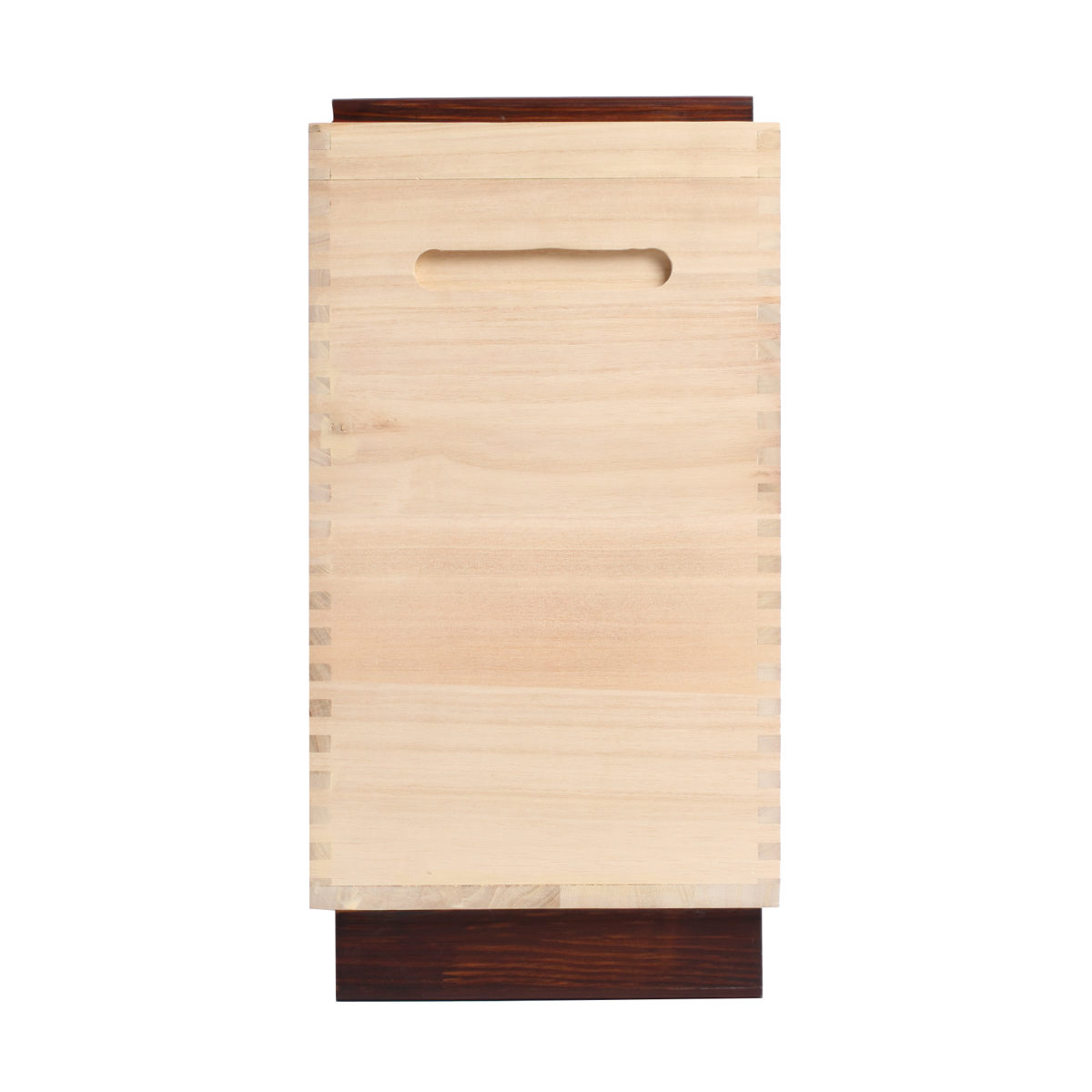 OSMAC 米びつ 桐製 Rice Box 20kg 計量マス付き （ キャスター付き 桐