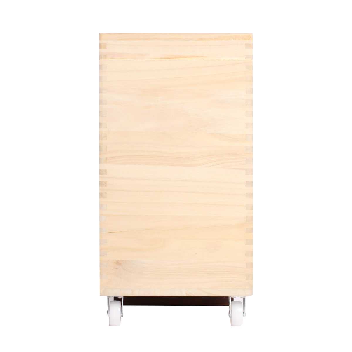 OSMAC 米びつ 桐製 Rice Box 20kg 計量マス付き （ キャスター付き 桐