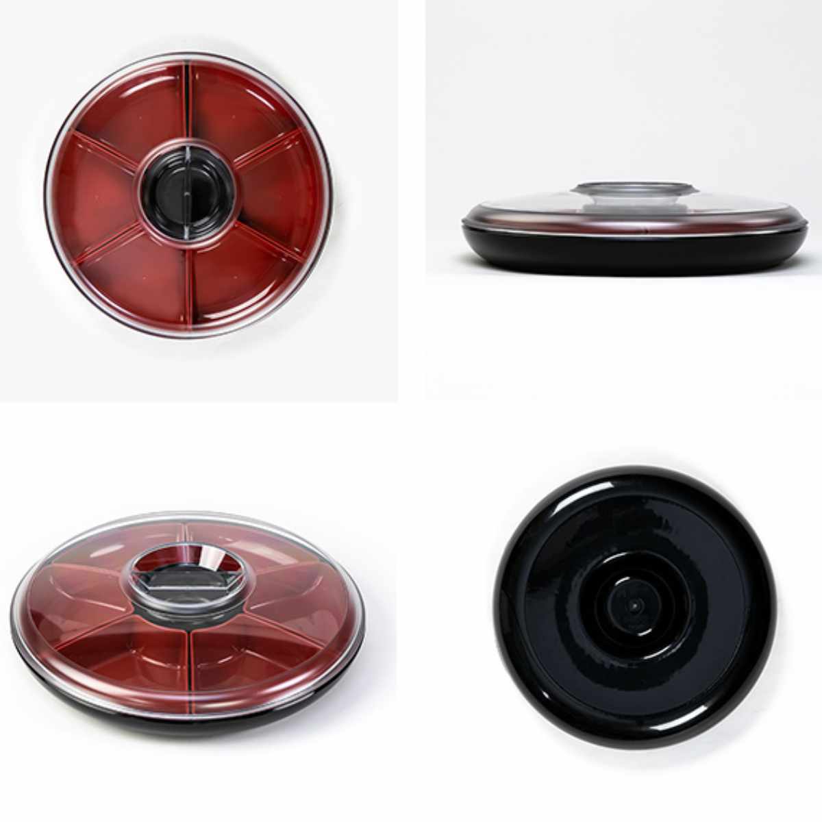 イノマタ化学 手巻き寿司セット プラスチック ふた付き しゃもじ付き