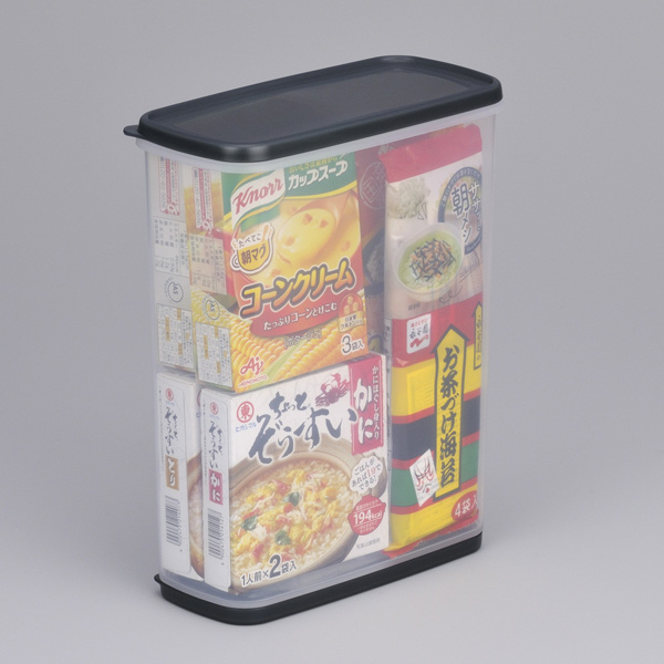 イノマタ化学 保存容器 乾物ストッカー 4L 乾燥剤付き ホワイト