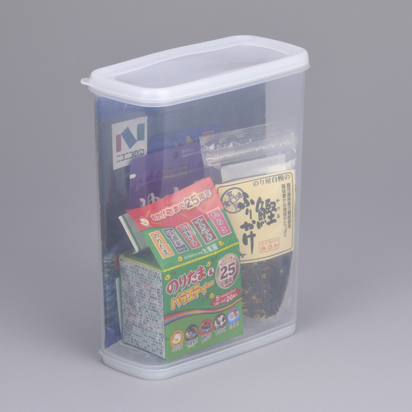 イノマタ化学 保存容器 乾物ストッカー 4L 乾燥剤付き 同色5個セット