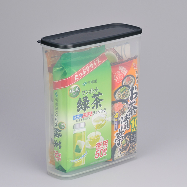 イノマタ化学 保存容器 乾物ストッカー 6L 乾燥剤付き 同色8個セット