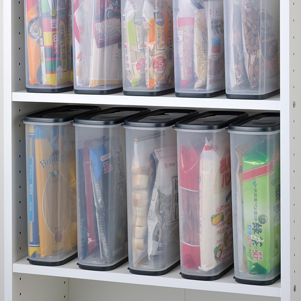 イノマタ化学 保存容器 乾物ストッカー 6L 乾燥剤付き 同色8個セット