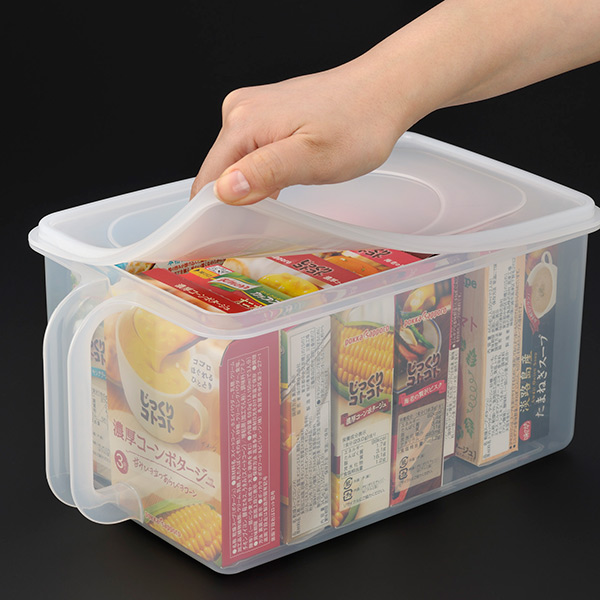 イノマタ化学 保存容器 9.5L 深型 取っ手付き （ 食品保存容器 保存