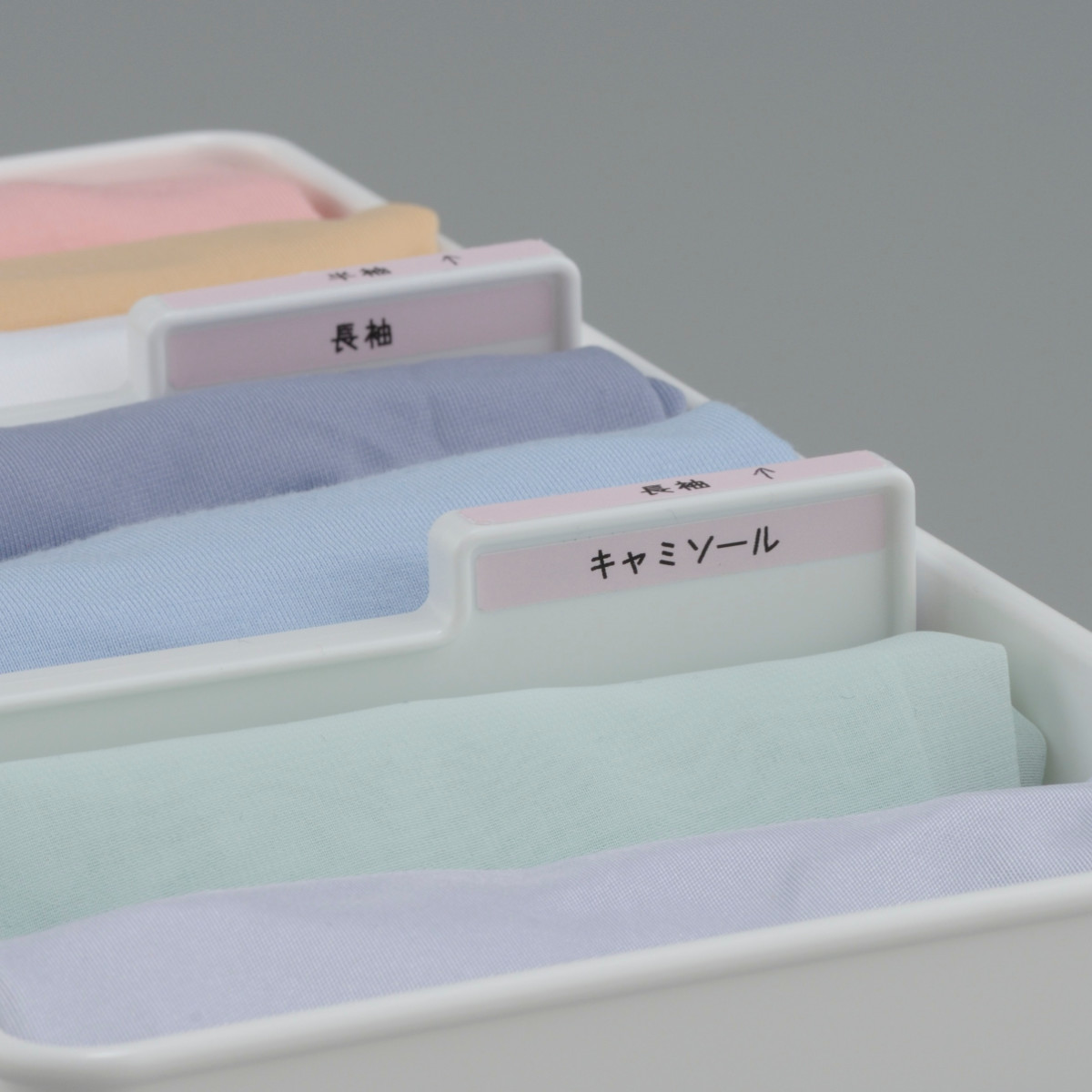 仕切りボックス 下着収納ケース M 仕切り付 ...の詳細画像5