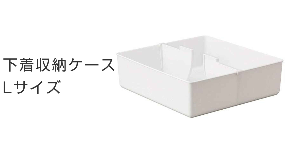 イノマタ化学 仕切りボックス 下着収納ケース L 仕切り付 幅29.2×奥行