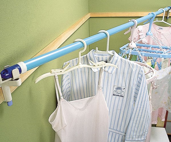ハンガーフック かもいフレンド 竿用 2個組 室内干し用 （ 部屋干し 竿