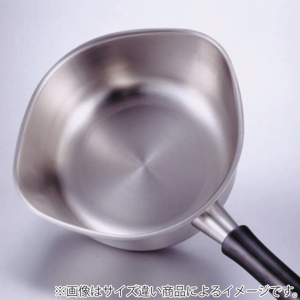 柳宗理 片手鍋 22cm ガス火専用 蓋付き ツヤ消しタイプ ステンレス製