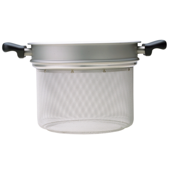 柳宗理 パスタパン 22cm フタ・ステンレスコランダー付き ステンレス製