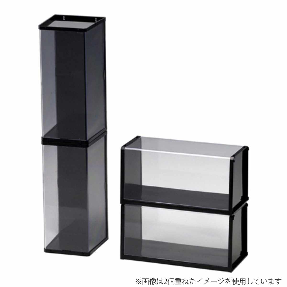 2WAYディスプレイケース フラットタイプ 壁掛け 幅24.6×奥行11.3×高さ
