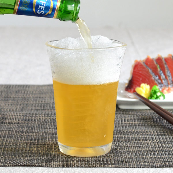 東洋佐々木ガラス ビールグラス 泡立ちぐらす山 ビヤーグラス 340ml 2