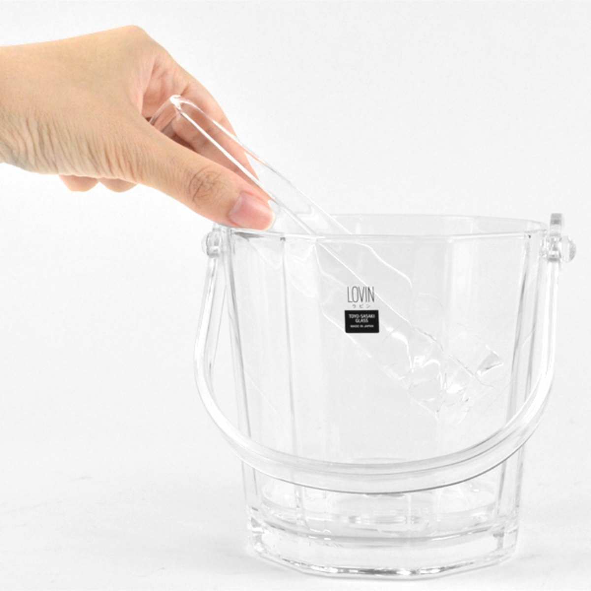 沖縄ガラス　アイスペール　グリッター プラスチック バケツ アイスペール ガラス（製氷、氷関連用品）｜アルコール用品 | キッチン