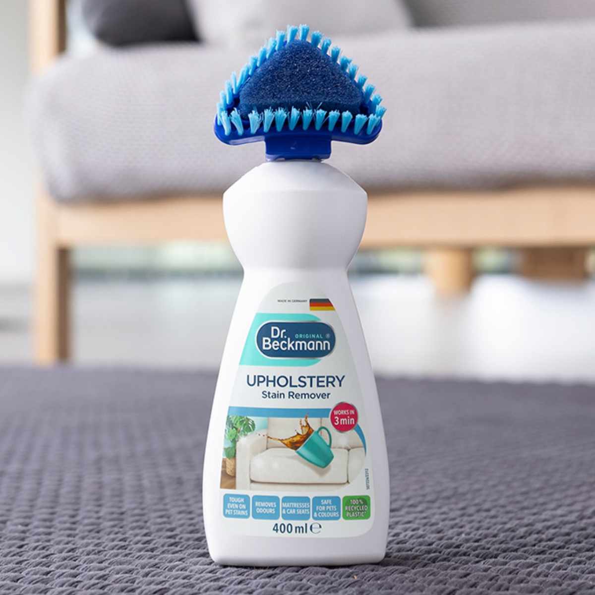 シミ取り剤 Dr.Beckmann ベックマン カーペット カーシート ステインリムーバー 汚れ落とし （ ブラシ付き リムーバー カーペット掃除 カーペットシミ 汚れ ）