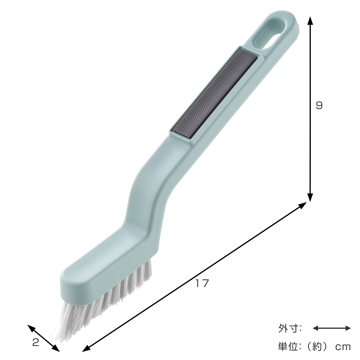 Toffy 隙間ブラシ 掃除ブラシ マグネット付き サッシ シンク おしゃれ