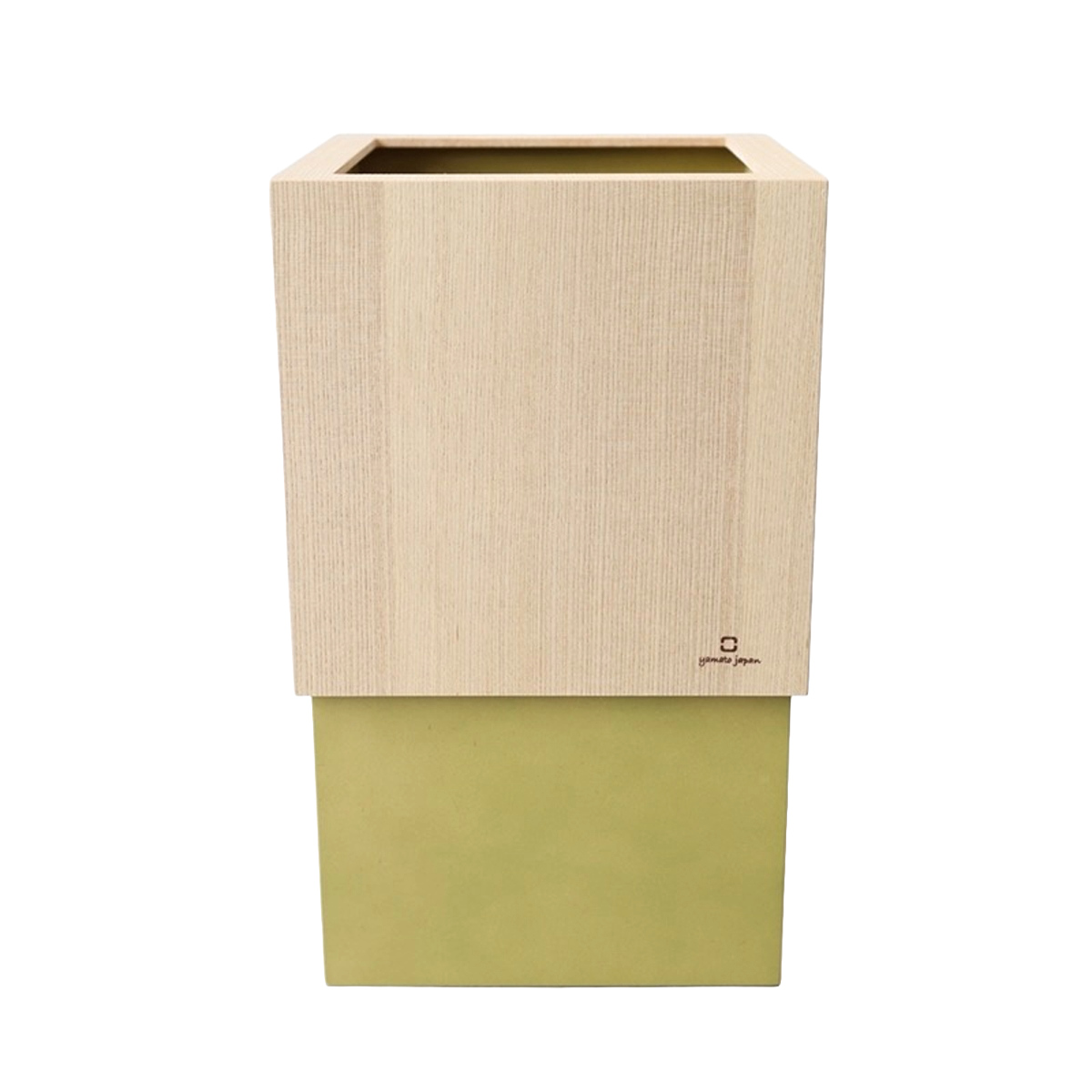 ヤマト工芸 ゴミ箱 木製 10L W CUBE セン 袋が見えない 日本製