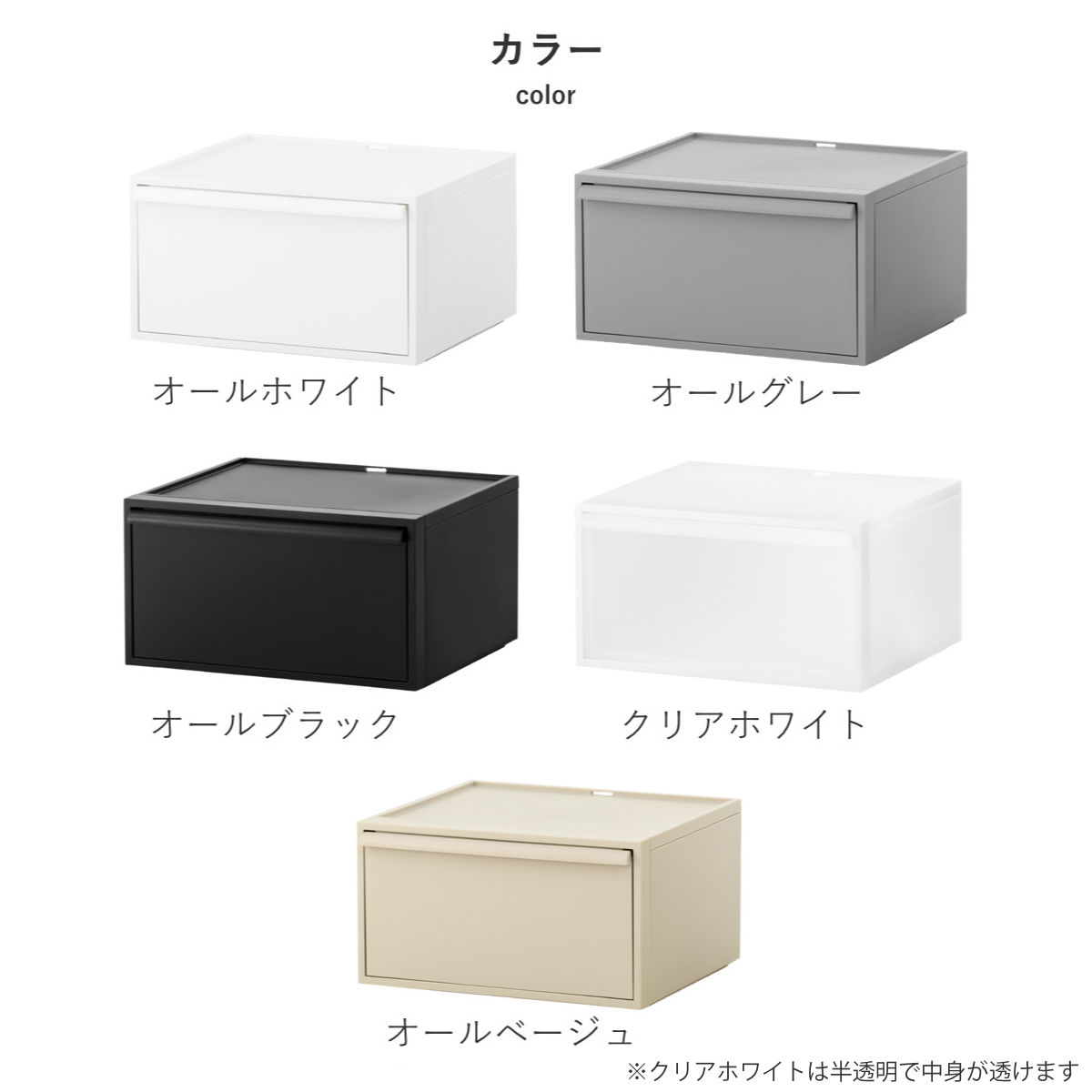 特典付き 収納ケース クローゼットシステム ワ...の詳細画像3
