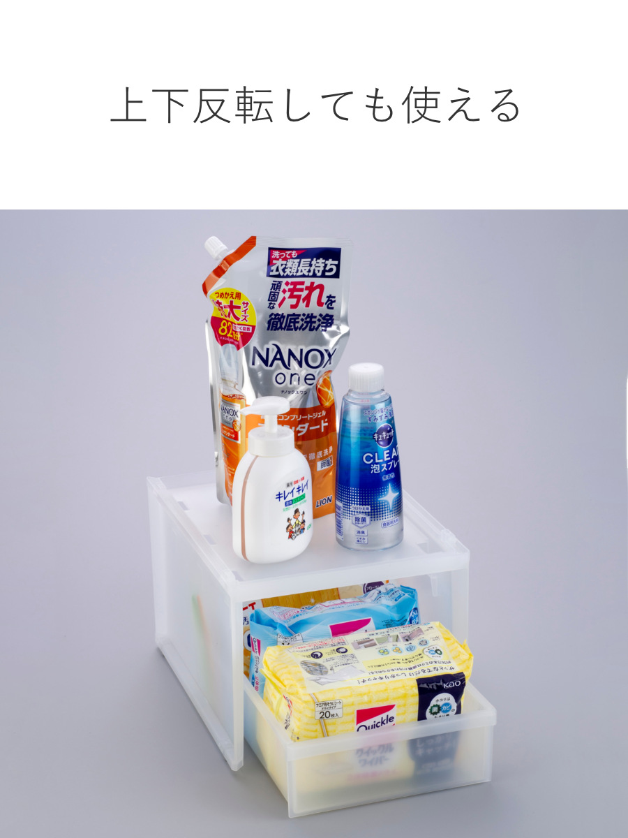イノマタ化学 洗面下収納 フリーラック 2個セット 幅22.2×奥行29.5高さ