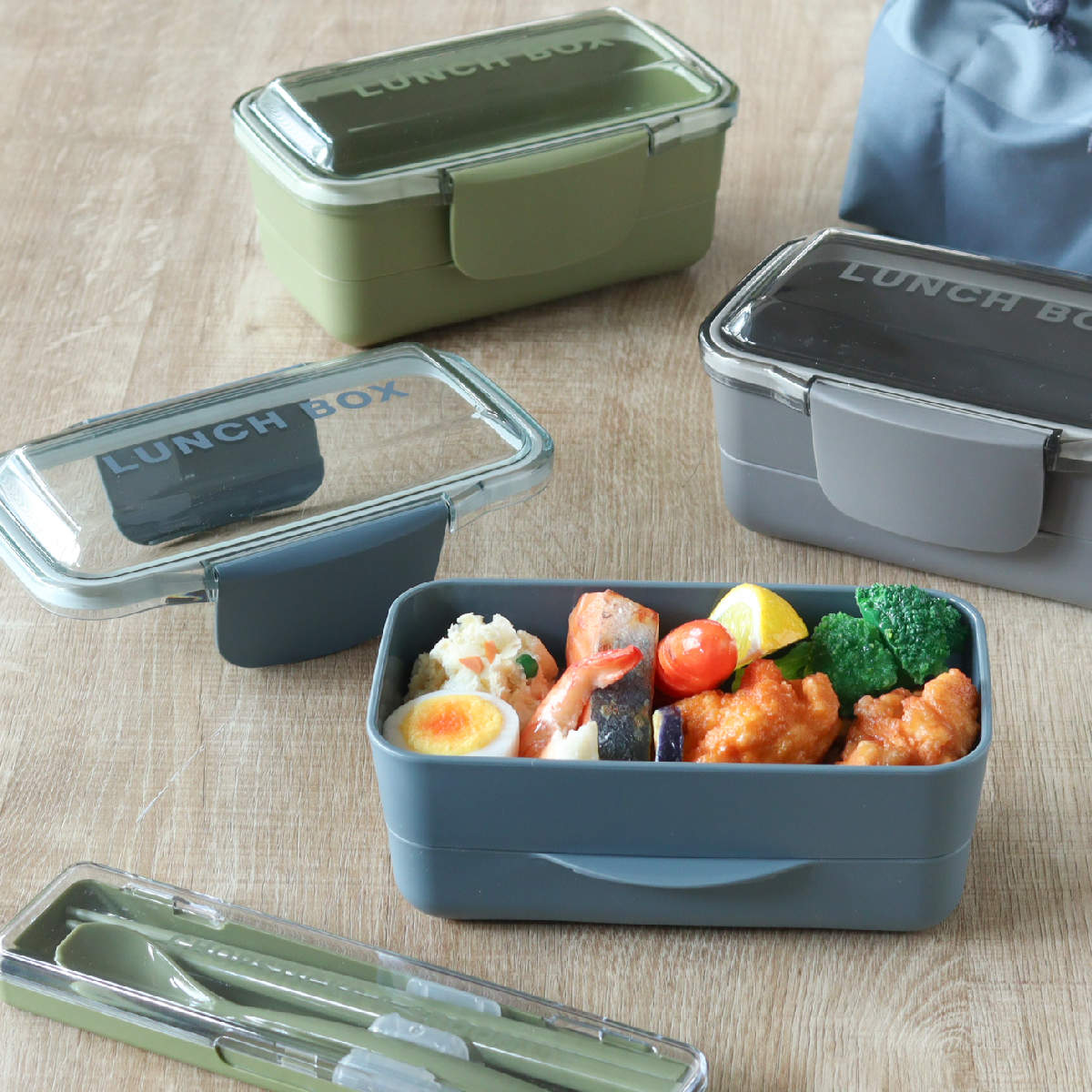 イエロースタジオ 弁当箱 850ml 2段 モノクローム ドーム2段ランチ