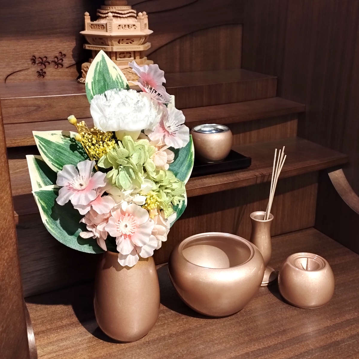 仏花 供え花 四季仏花 春夏秋冬 1月〜12月 （ プリザーブドフラワー