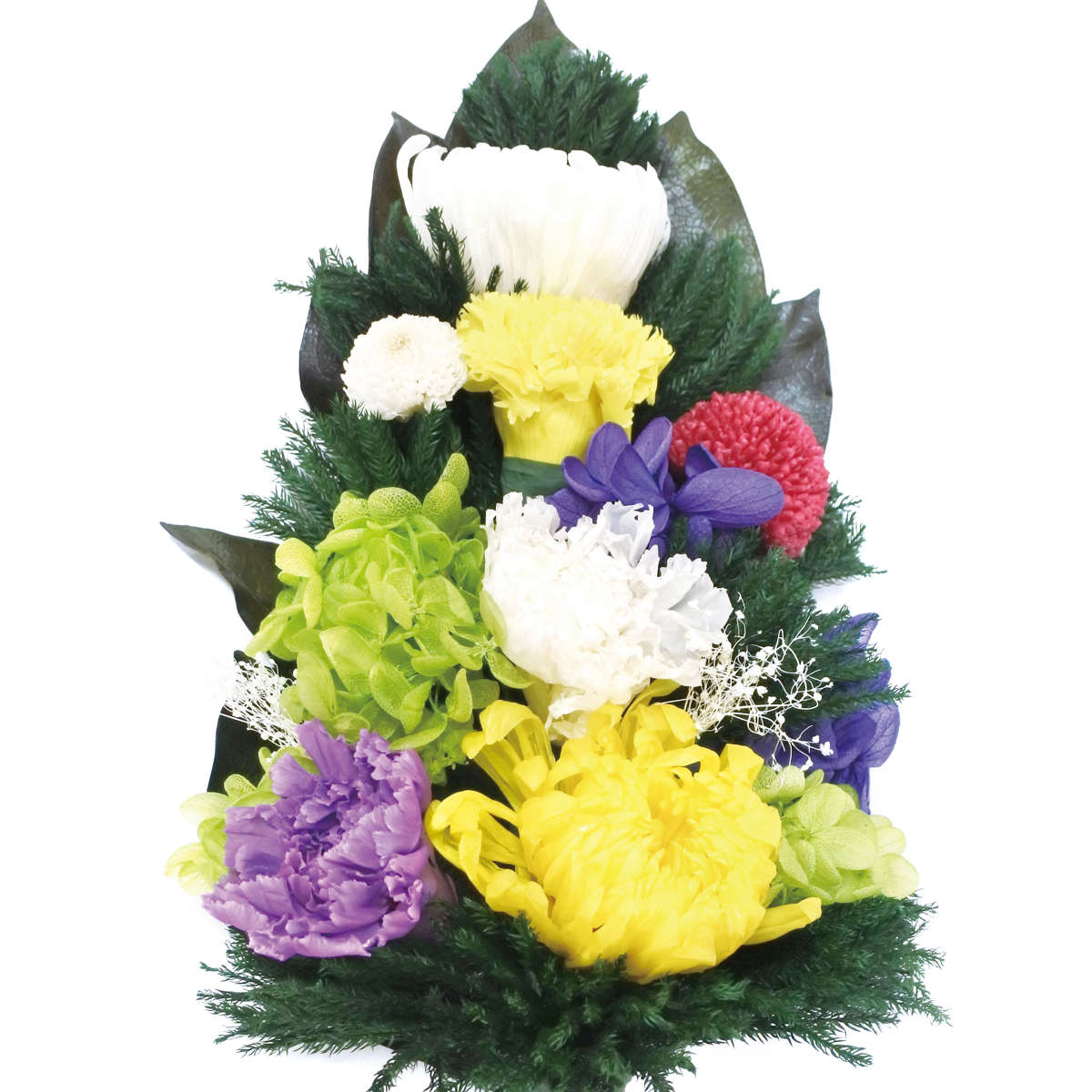 仏花 供え花 プリザーブド仏花 麗蘭大 プリザーブドフラワー （ 造花