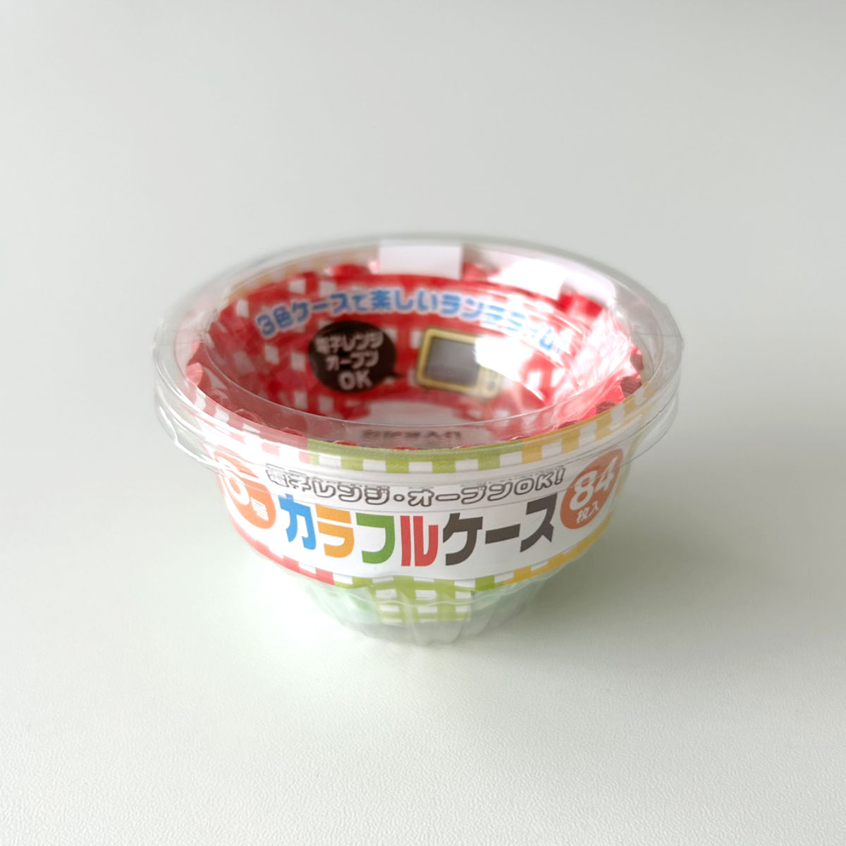 おかずカップ カラフルケース 6号 84枚入 （ お弁当カップ 84個入り